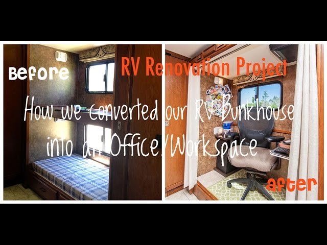 Converting Rv Bunk Beds to Storage