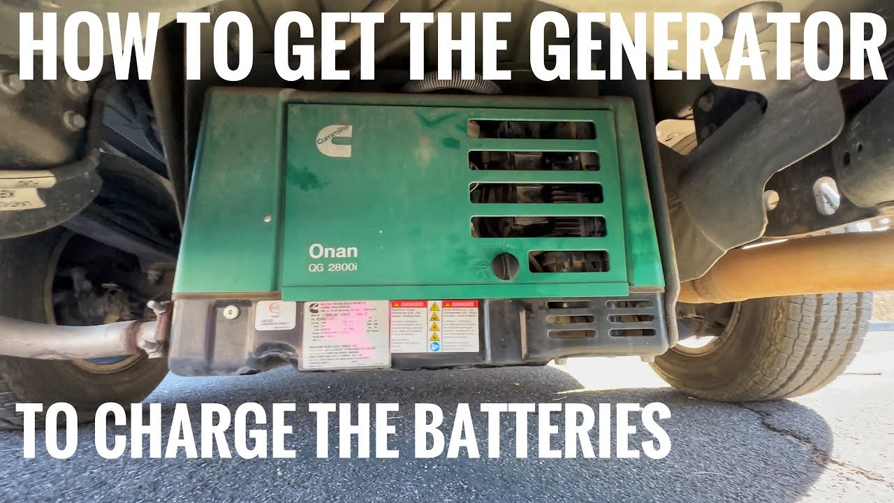 Does Rv Generator Charge House Batteries
