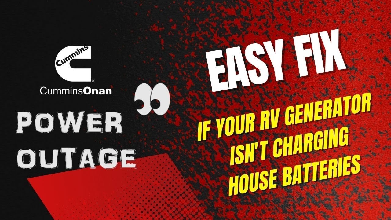 Generator Not Charging Rv Battery