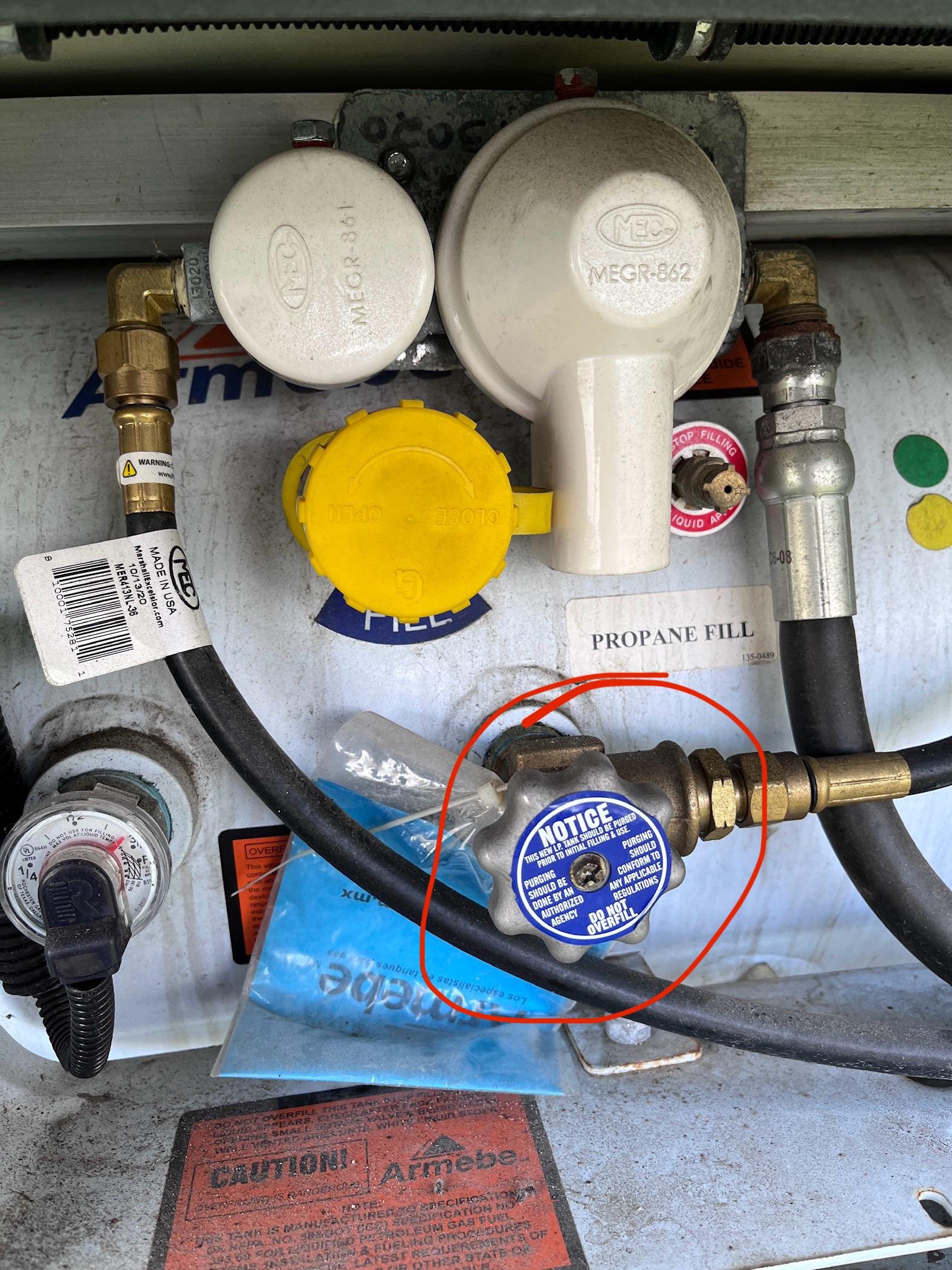 Rv Propane Tank Valve Replacement
