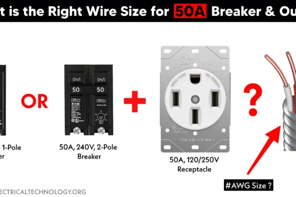 What Gauge Wire for 50 Amp RV Outlet